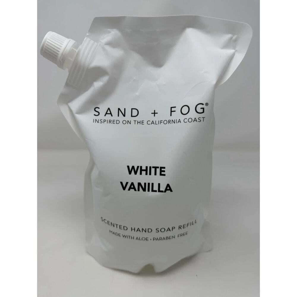 SAND + FOG White Vanilla Hand Soap Refill 34 fl. oz HTF FREE SHIPPING!